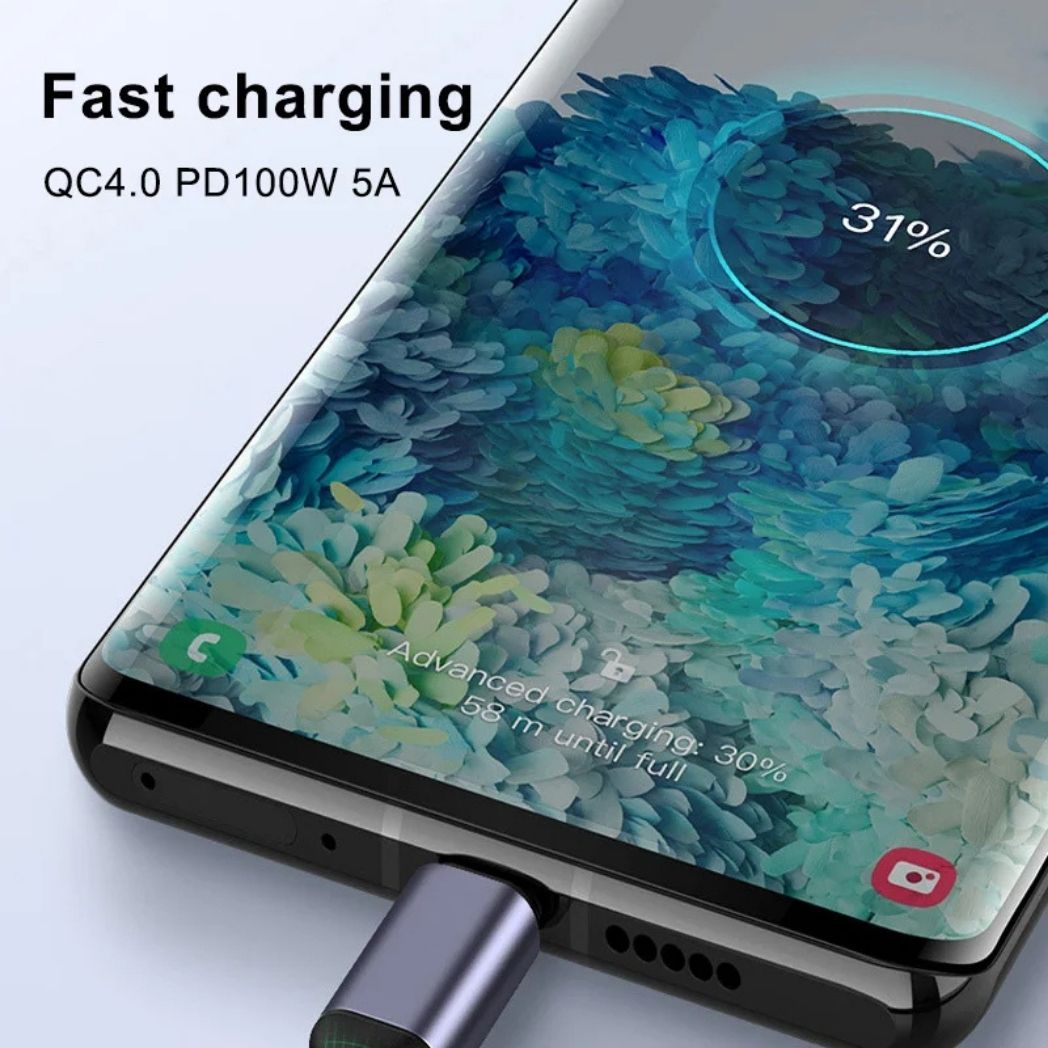 USB-C to USB-C Fast Charging Cable – 100W Powerful and Durable