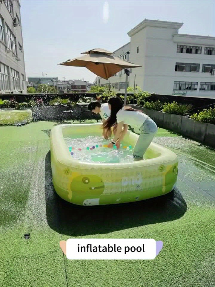 Dino Inflatable Pool – Safe, Playful, and Comfortable