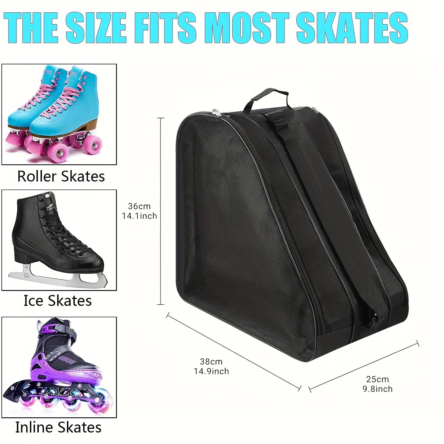 ProGlide Skatebag – Practical Storage Bag for All Types of Skates
