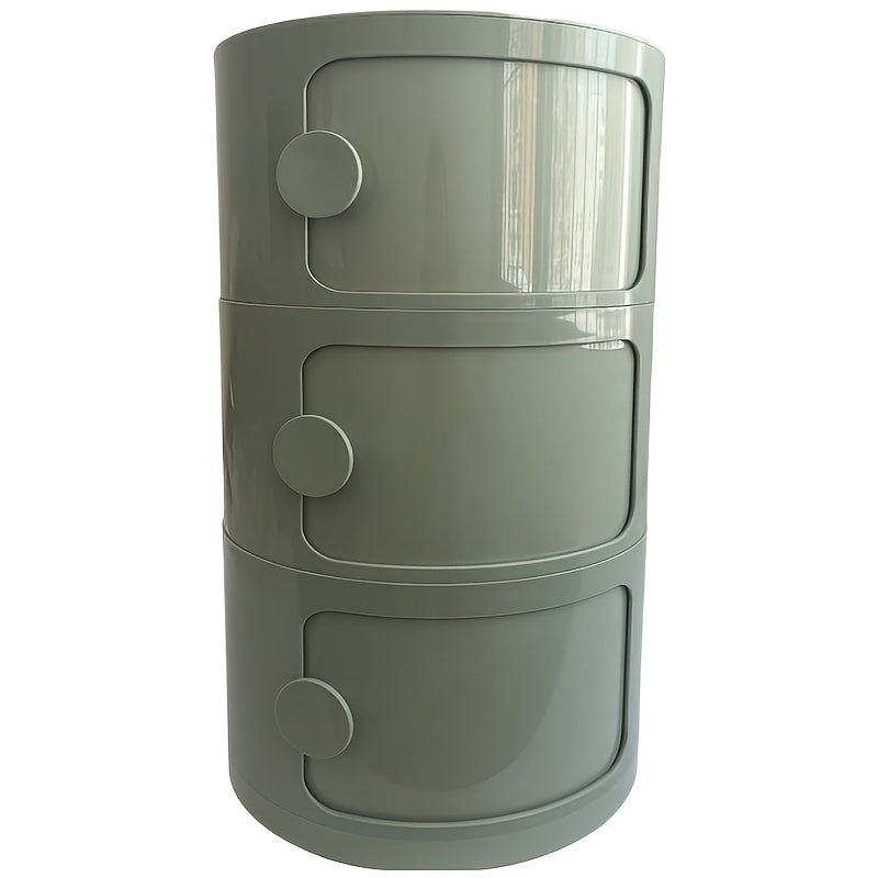 LumiStack Acrylic Nightstand – Modern and Practical Storage