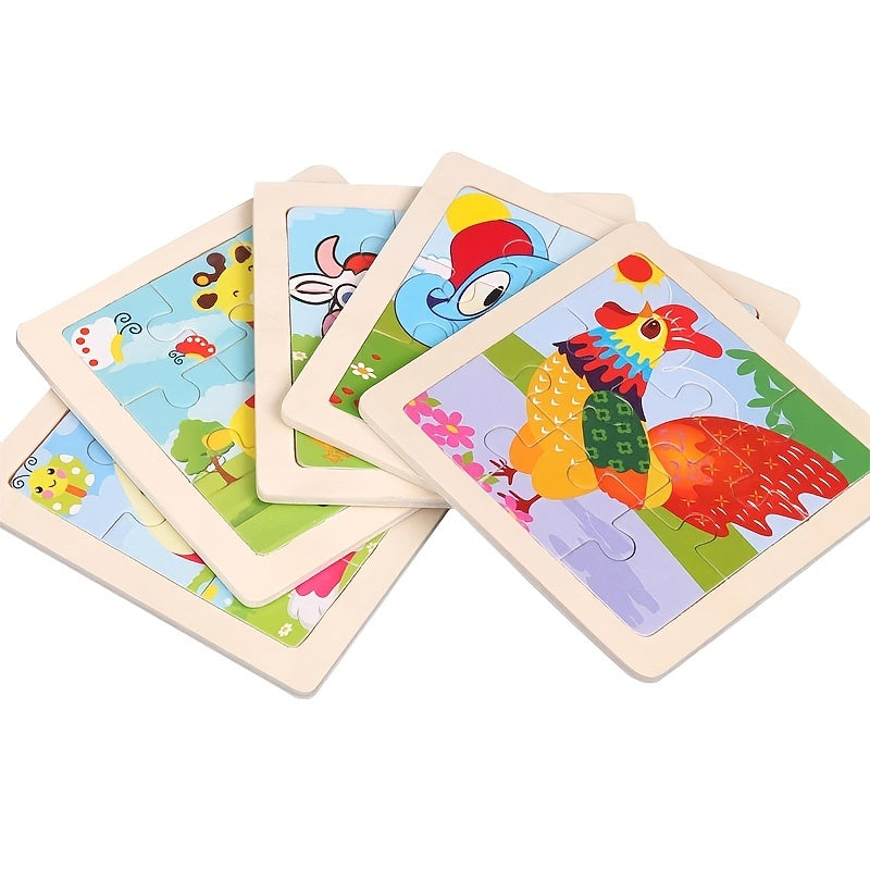 Educational Wooden Puzzle – For Young Explorers