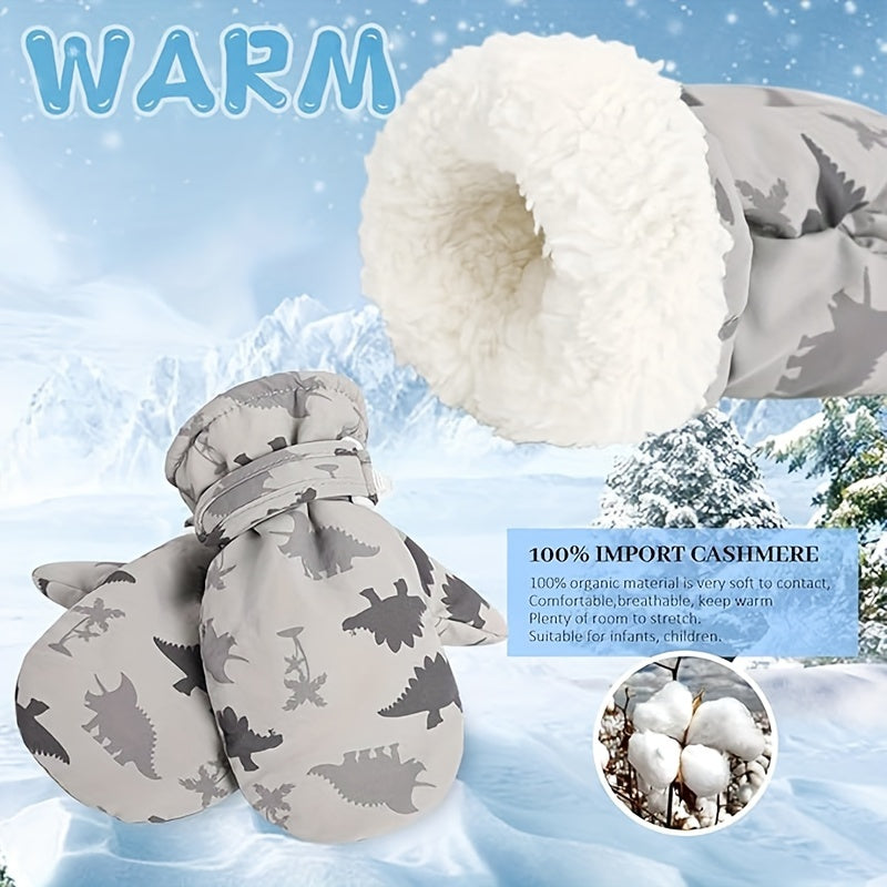 Dino Winter Gloves - For Warm Adventures in the Snow