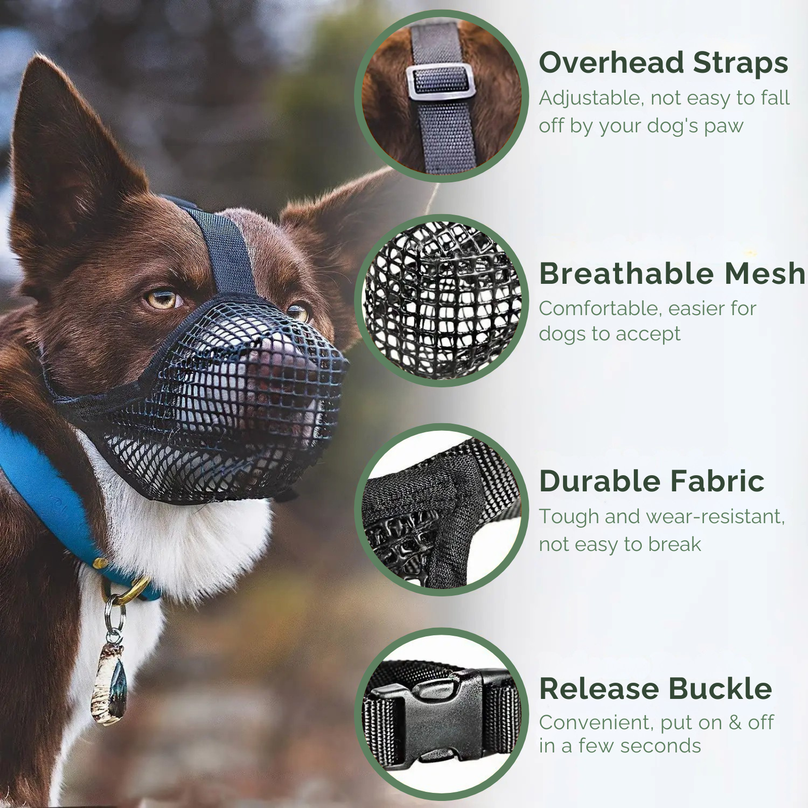 AirMesh Muzzle – Soft and Comfortable Dog Muzzle