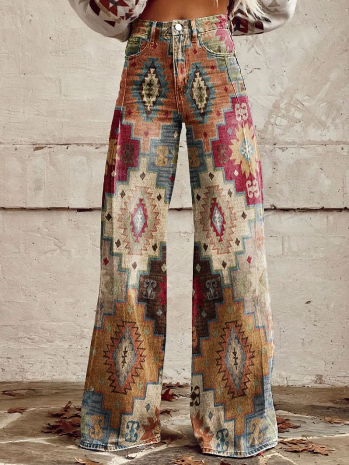 Boho Denim Statement Pants – For a Creative and Free Style