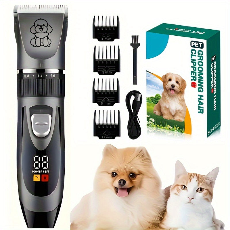 Wireless Pet Groomer – USB Rechargeable and Quiet for Dogs and Cats