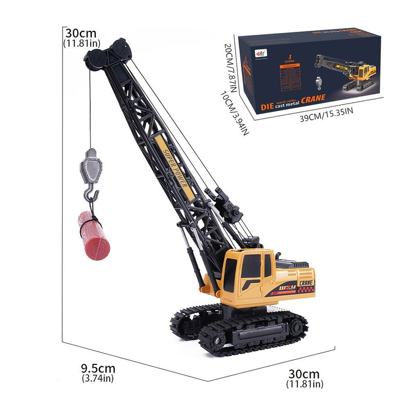MegaLift RC Crane - Powerful 360° Remote-Controlled Construction Crane