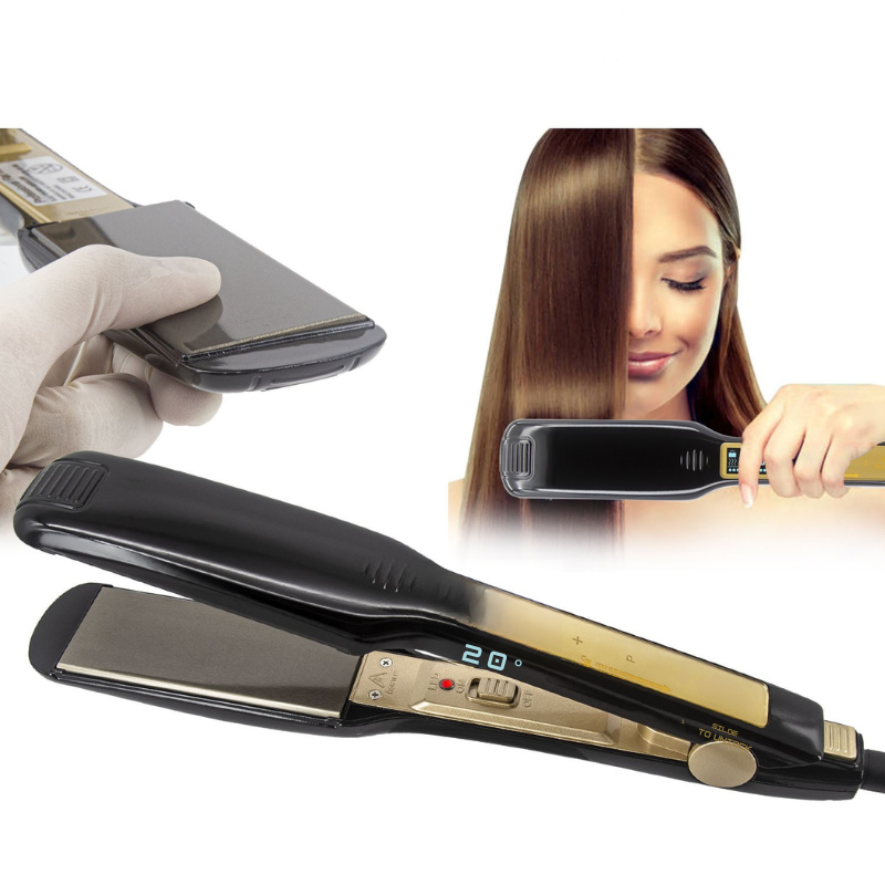 Titanium Pro Styling Iron – Smooth Plates with Digital Control