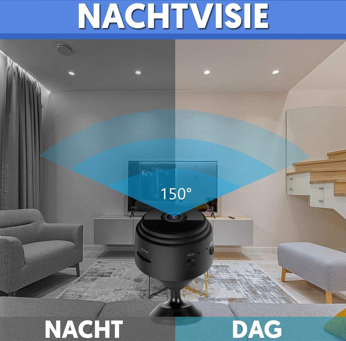 CamSpy - Mini Security Camera - HD - 1080P - Wireless