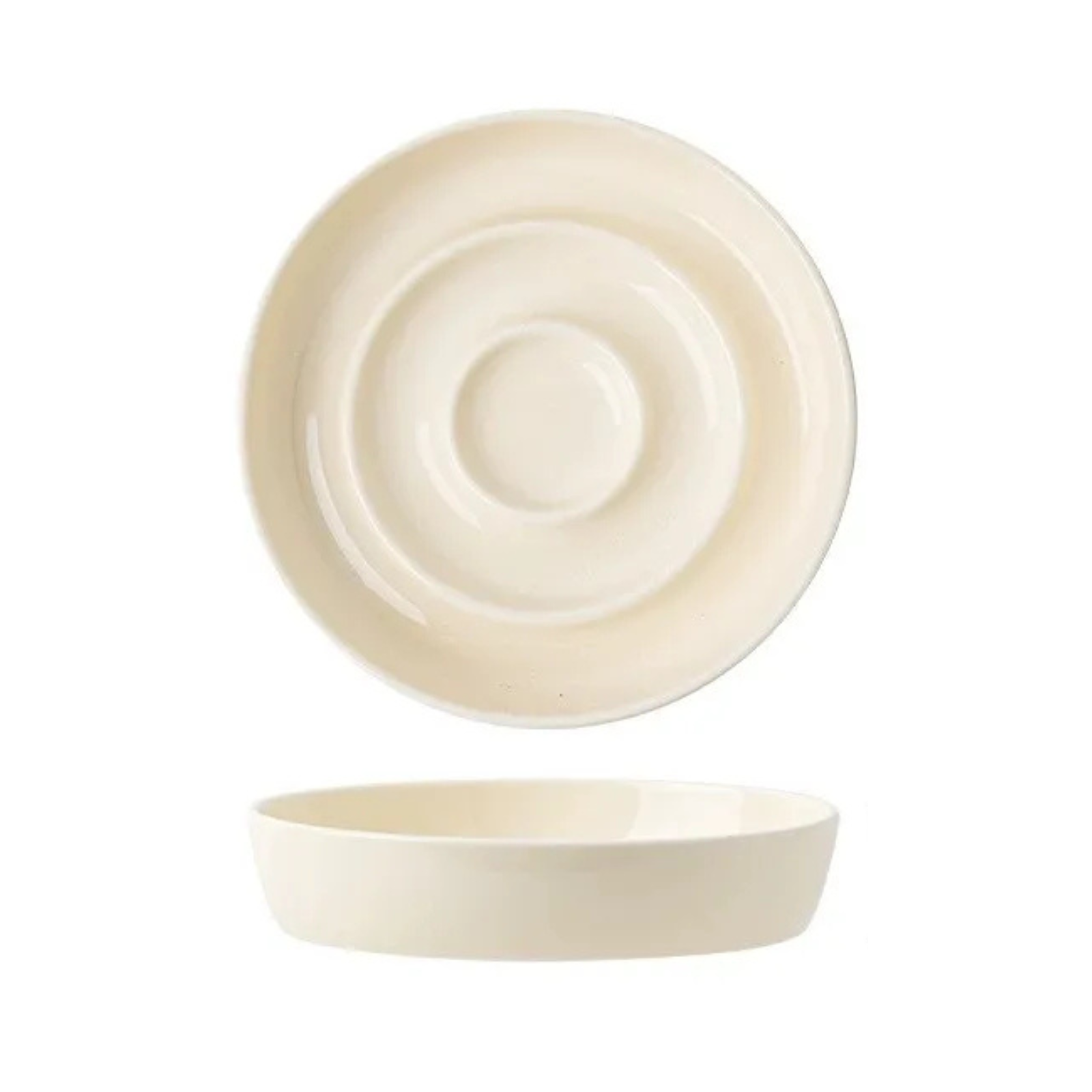 FeastFlow Pet Bowl – Ceramic Slow Feeder for Small Pets