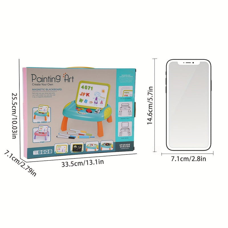 Educational Drawing Board for Kids – Double-Sided with Magnetic Numbers and Letters for Creative Learning