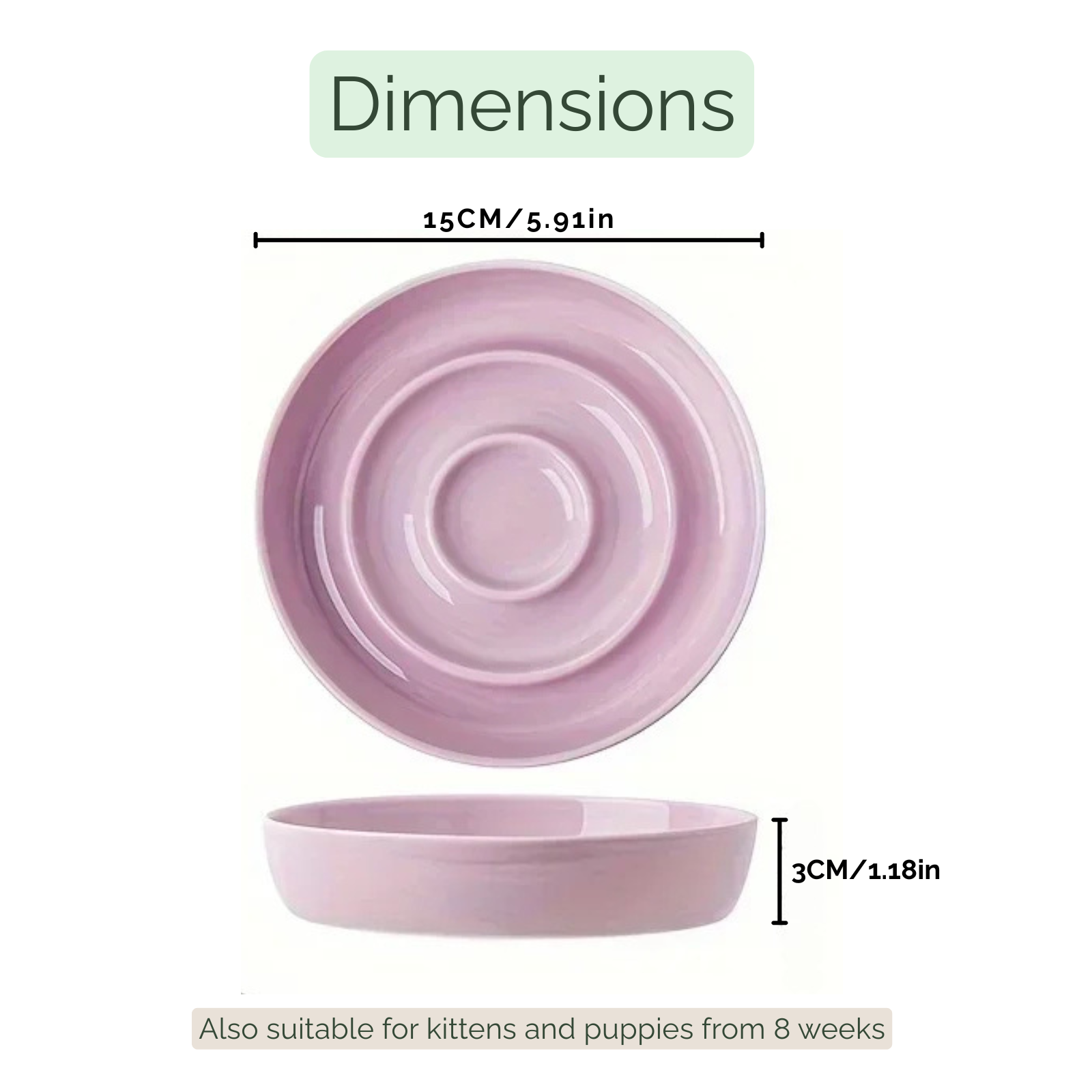 FeastFlow Pet Bowl – Ceramic Slow Feeder for Small Pets