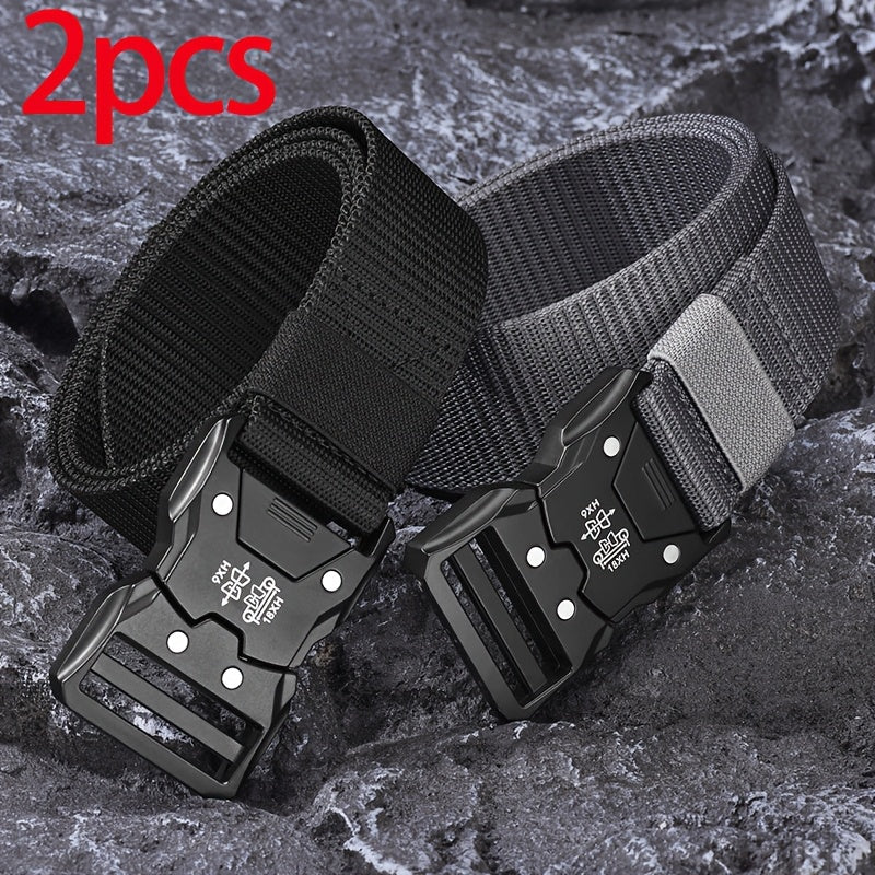 Unisex Tactical Nylon Belt – Sturdy, Breathable, and Versatile