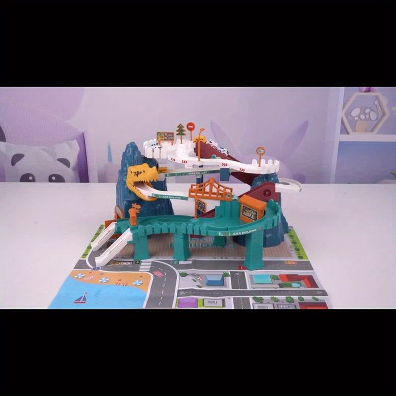 DinoRace Playset - Exciting Race Track with Dinosaur Adventure