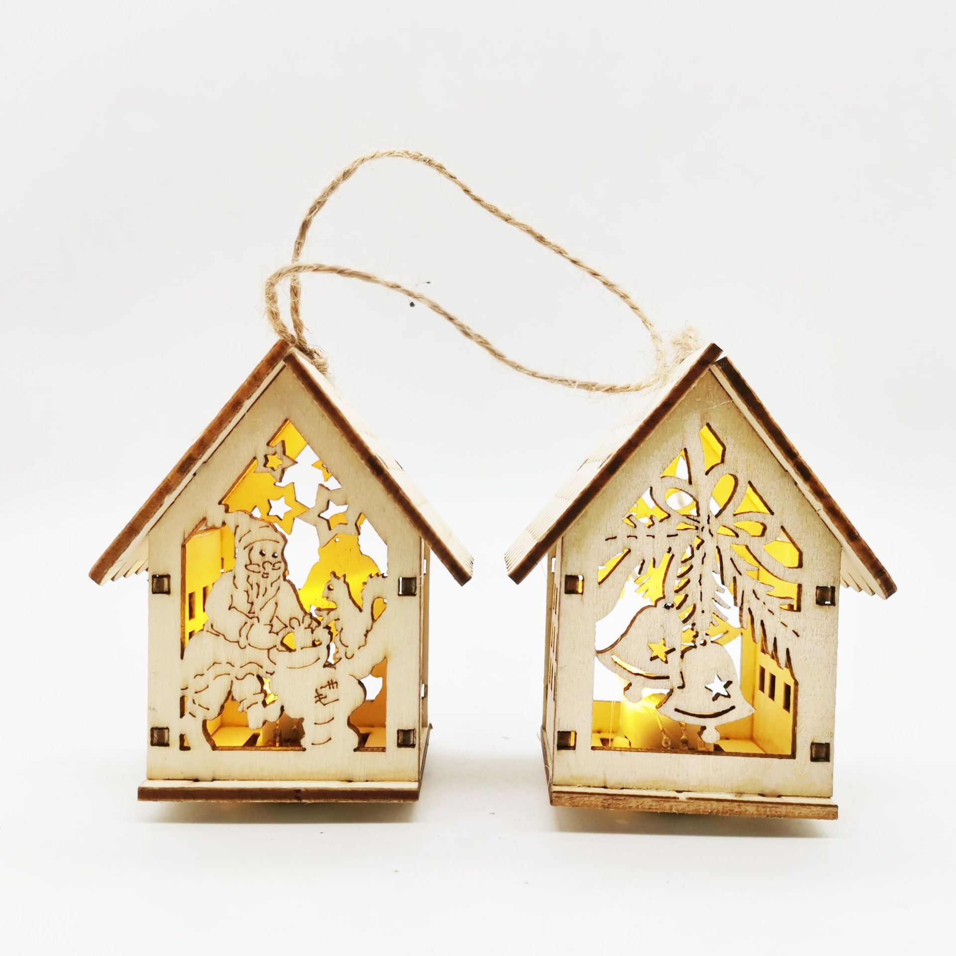 Wooden Christmas Decorations Set – Magical and Cozy