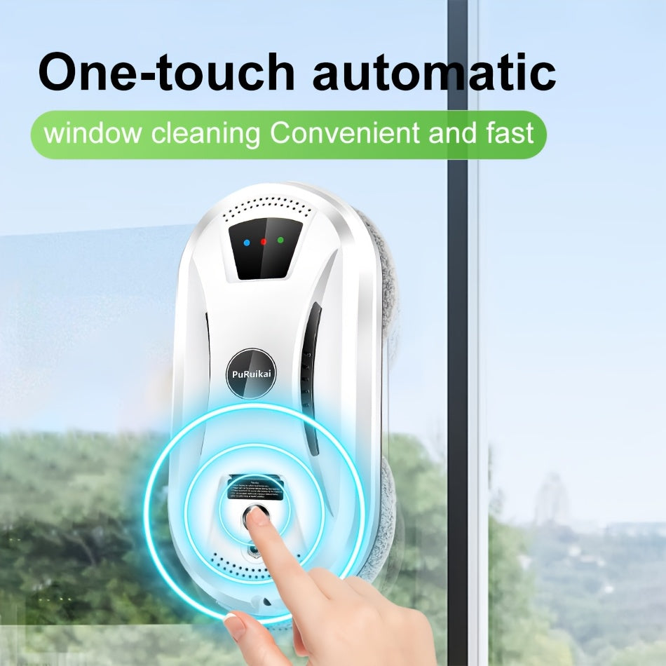 Fully Automatic Window Cleaner – Intelligent Glass Scrubber with Remote Control for Efficient Cleaning