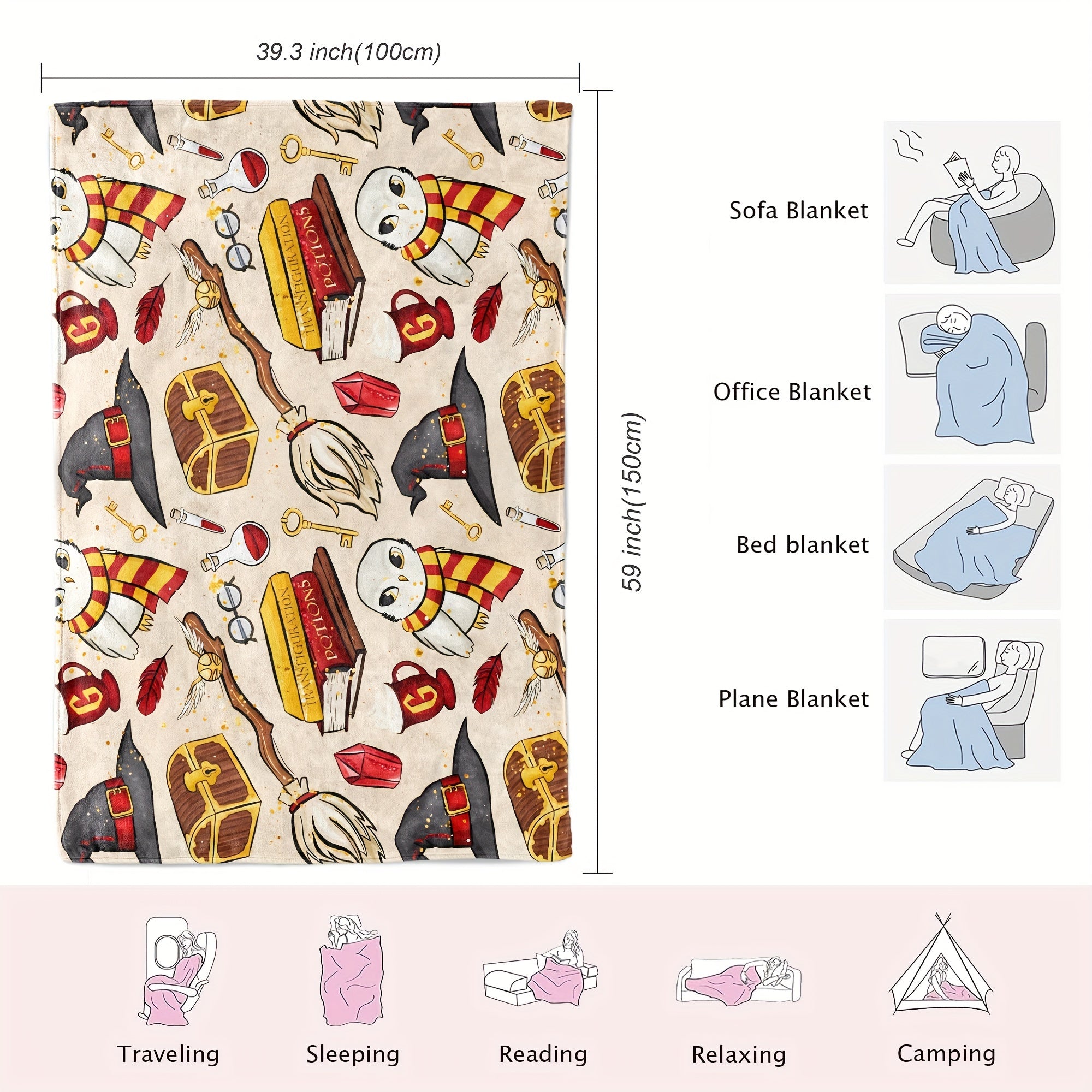 Magical Harry Potter Blanket – For an Enchanting Atmosphere in Your Home