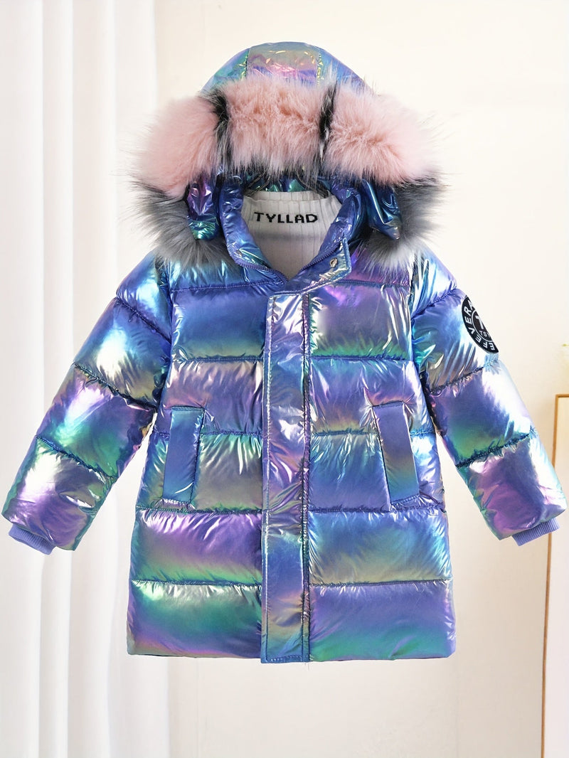 Ivy Shiny Winter Jacket for Children - Trendy and Warm for Cold Days