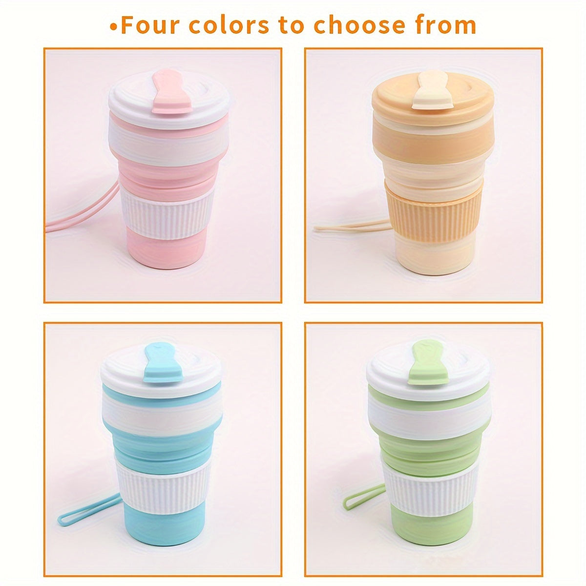 Foldable Travel Mug – Durable and Compact for Camping and Traveling