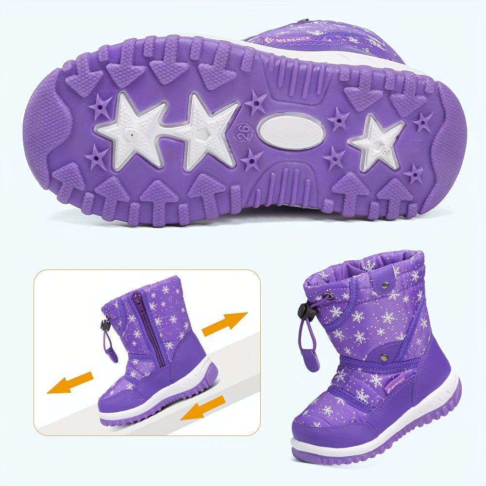 Cheerful Winter Boots for Children - Warmth and Fun in the Snow
