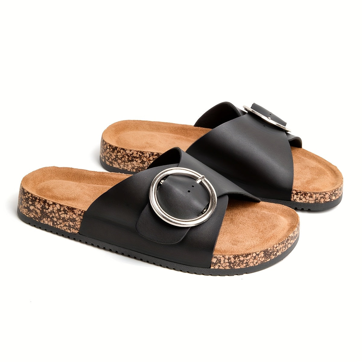 Modern Women's Sandals with Metal Buckle – Comfortable and Stylish for Every Season