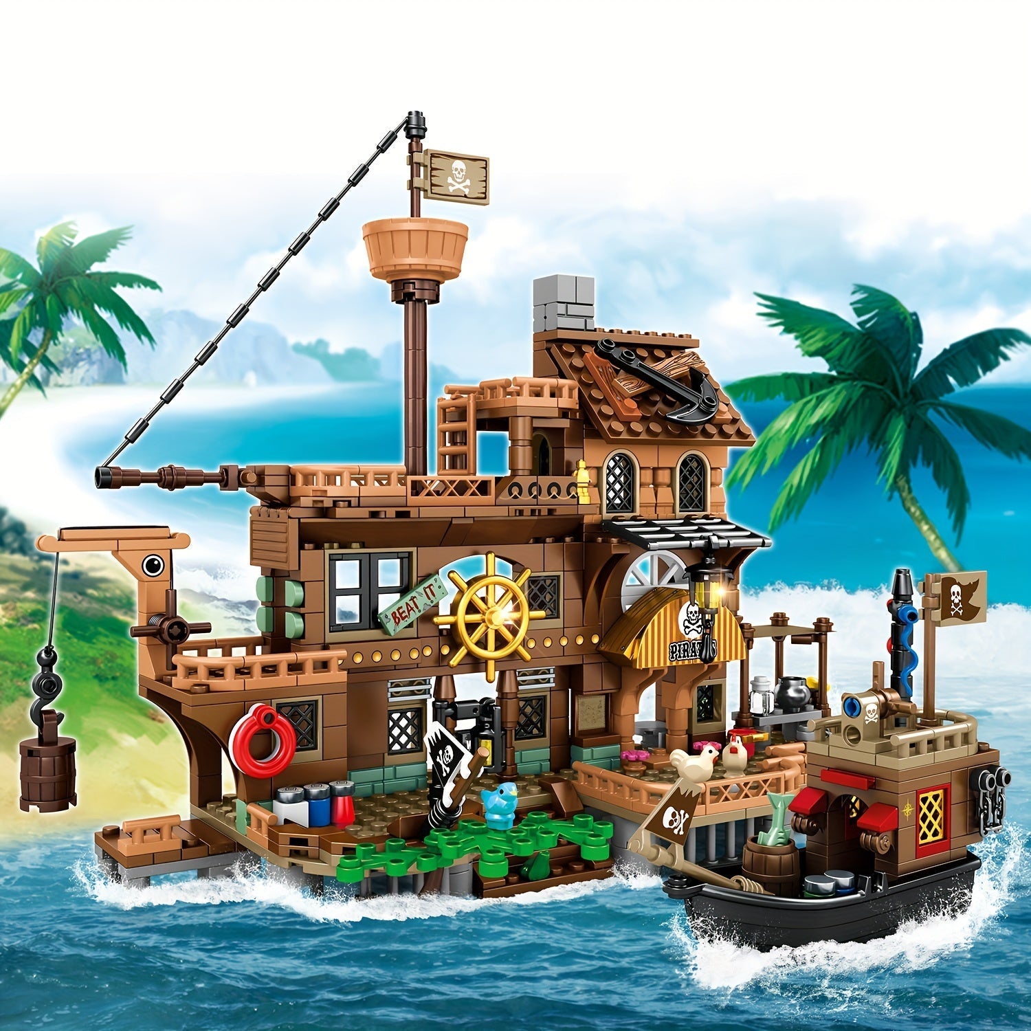 Pirate Ship Adventure – Build Your Own Pirate Story