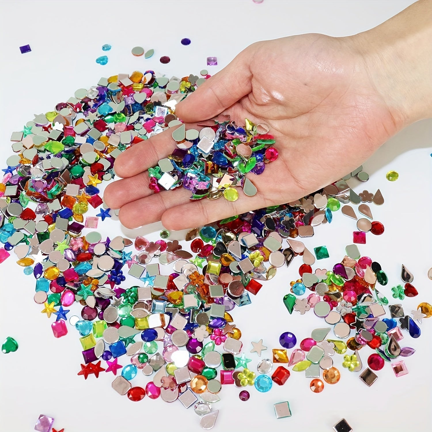 Decorative Acrylic Gems Set – Ideal for Parties and DIY Projects