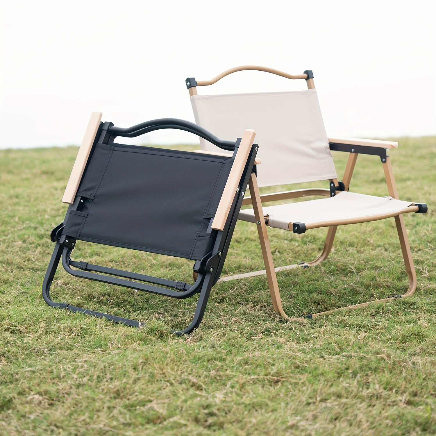 Portable Foldable Camping Chair – Sturdy Aluminum Frame and Comfortable Seat