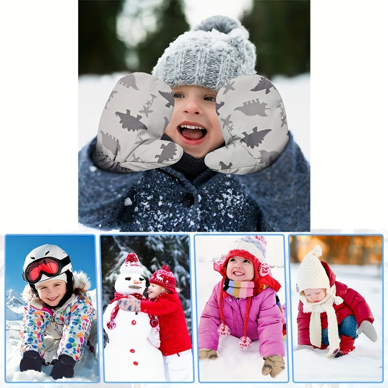 Dino Winter Gloves - For Warm Adventures in the Snow