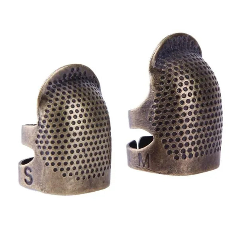Vintage Metal Thimble – Sturdy Protection for Sewing