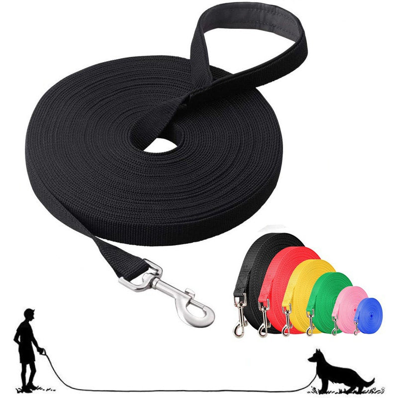 Long Nylon Dog Leash – Perfect for Training and Outdoor Activities