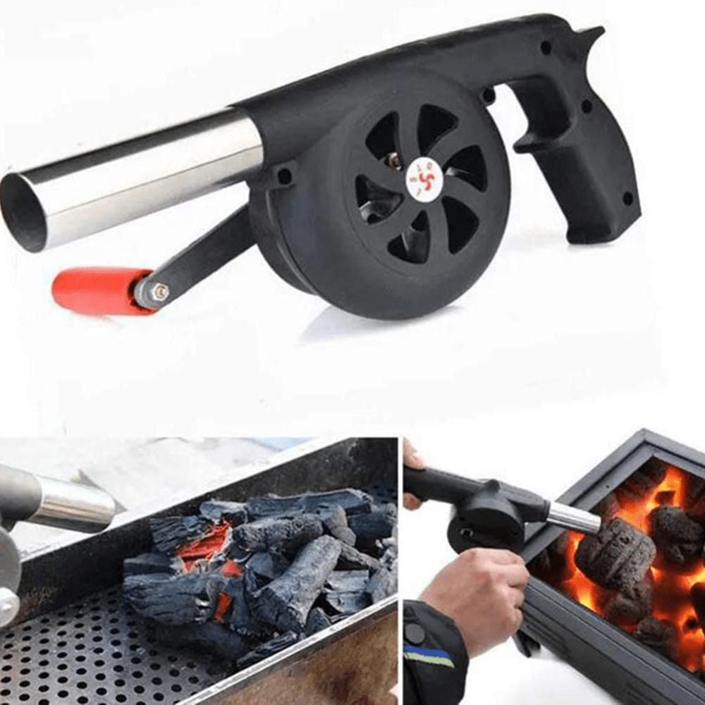Portable Manual Blower – Perfect for BBQs, Camping, and Fire Starting