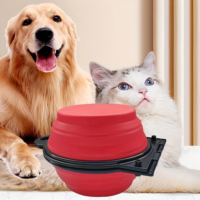 Foldable Double Dog Bowls – Convenient and Portable for Travel and Hiking