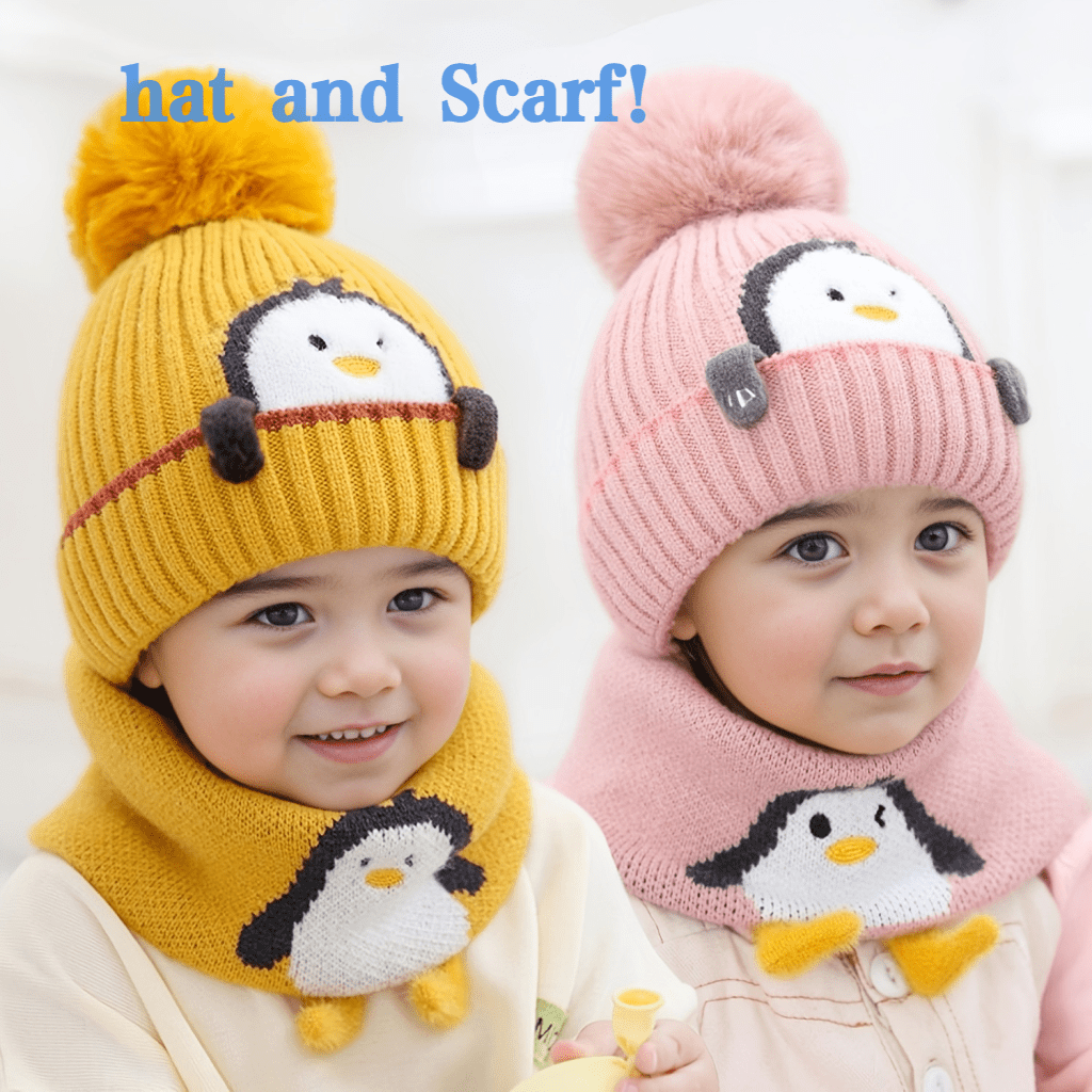 Penguin Winter Set for Kids – For Comfortable Cold Days