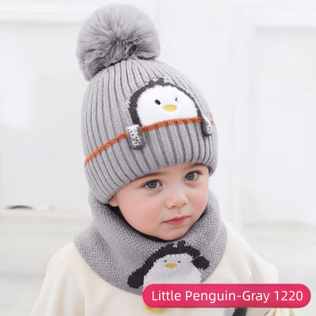 Penguin Winter Set for Kids – For Comfortable Cold Days