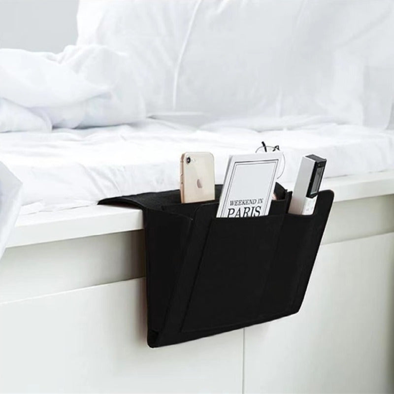 Smart Felt Storage Bag – Organized and Accessible Next to Bed or Sofa