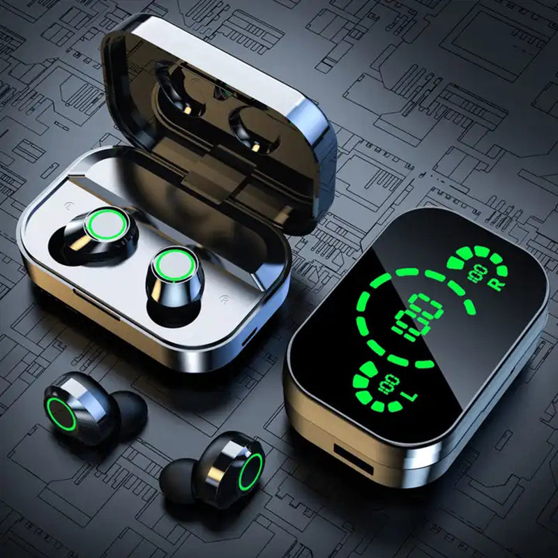 Wireless Stereo Earbuds with Charging Case – Sporty, Comfortable, and High-Fidelity Sound