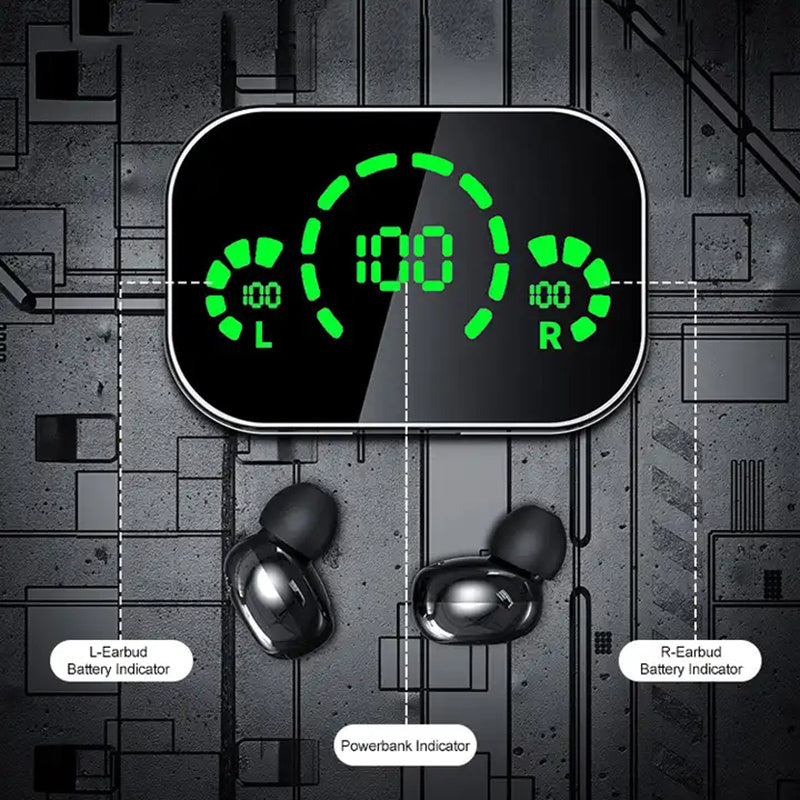 Wireless Stereo Earbuds with Charging Case – Sporty, Comfortable, and High-Fidelity Sound