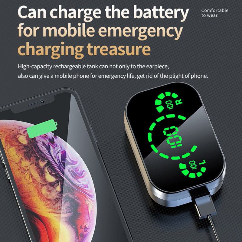 Wireless Stereo Earbuds with Charging Case – Sporty, Comfortable, and High-Fidelity Sound