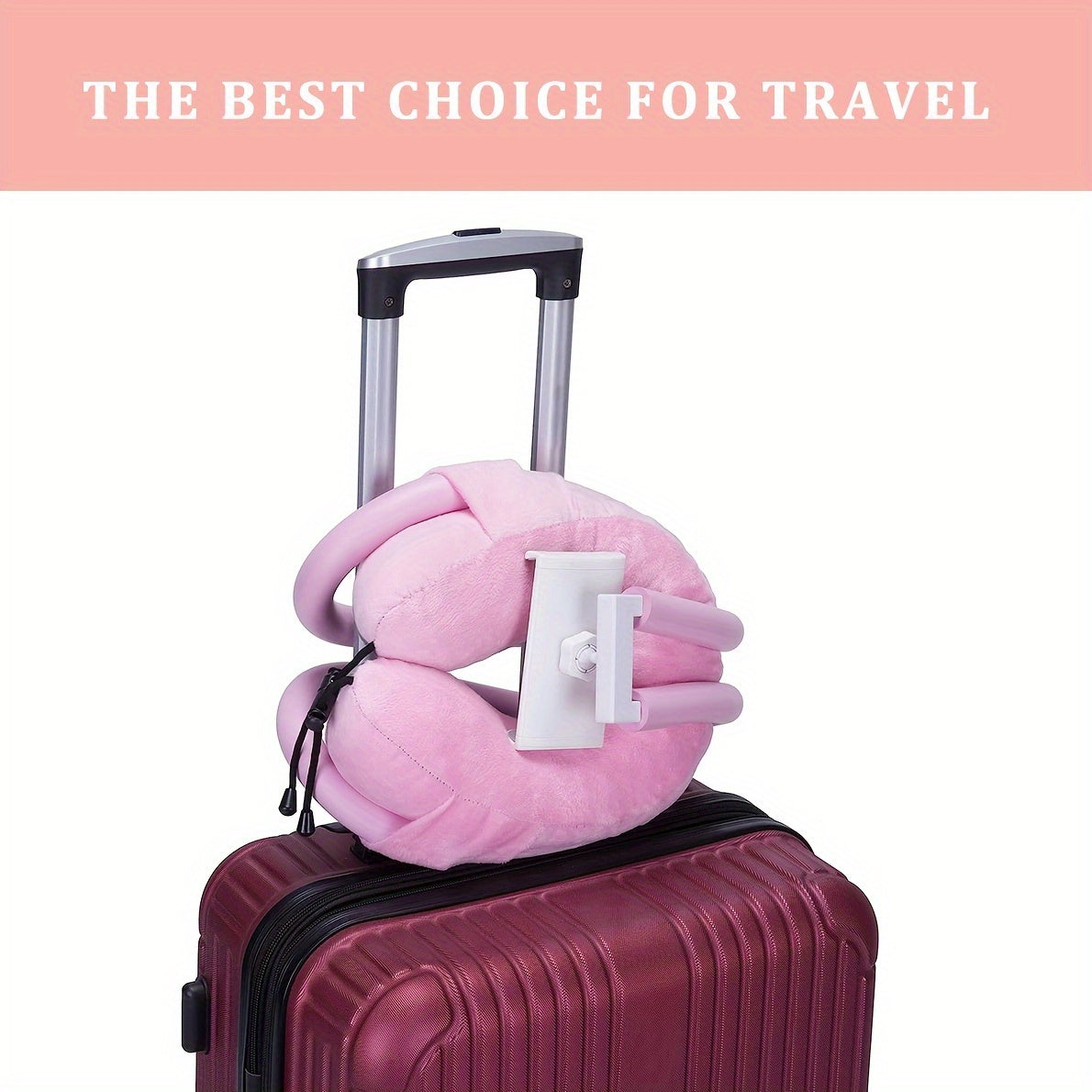 ReisLuxe Adjustable Neck Support with Phone Holder - For Comfort and Convenience