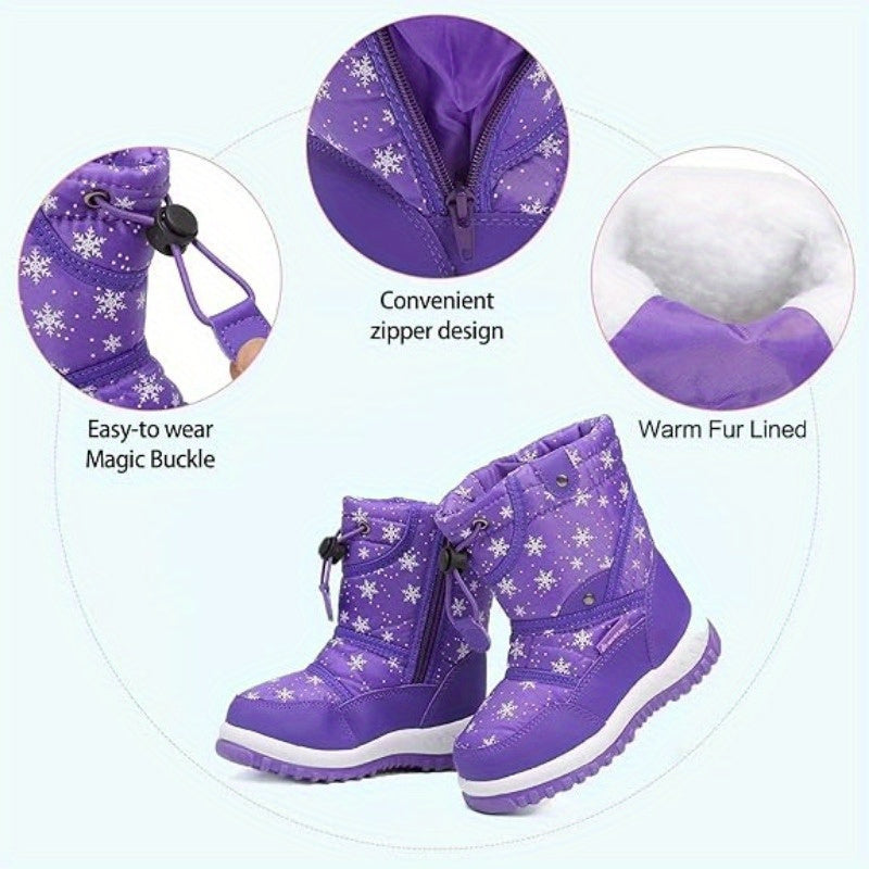 Cheerful Winter Boots for Children - Warmth and Fun in the Snow