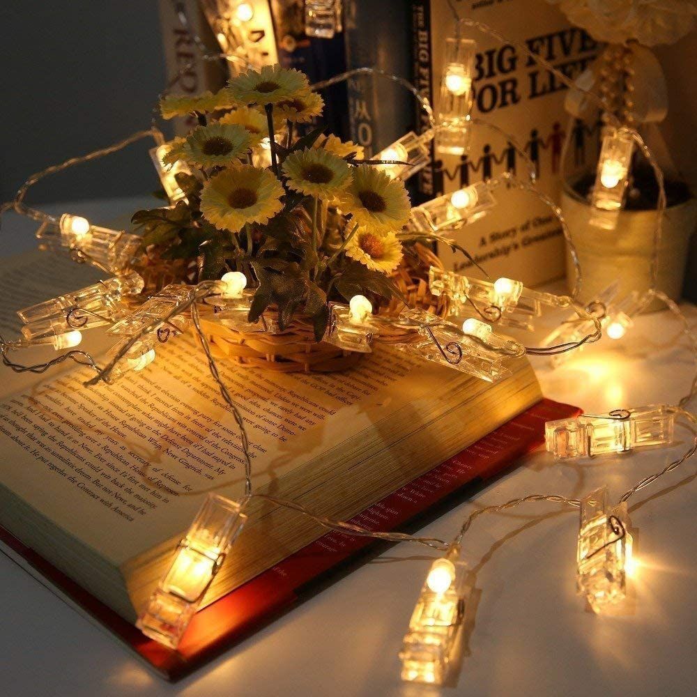 ClipGlow LED Photo Lamp - Magical String Lights with Photo Clips