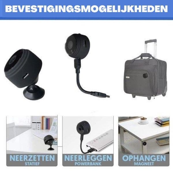 SecureCam - Mini Security Camera - HD - 1080P - Wireless