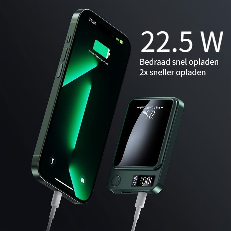 Magnetic Power Bank – Ultra Slim with Super Fast Wireless Charging
