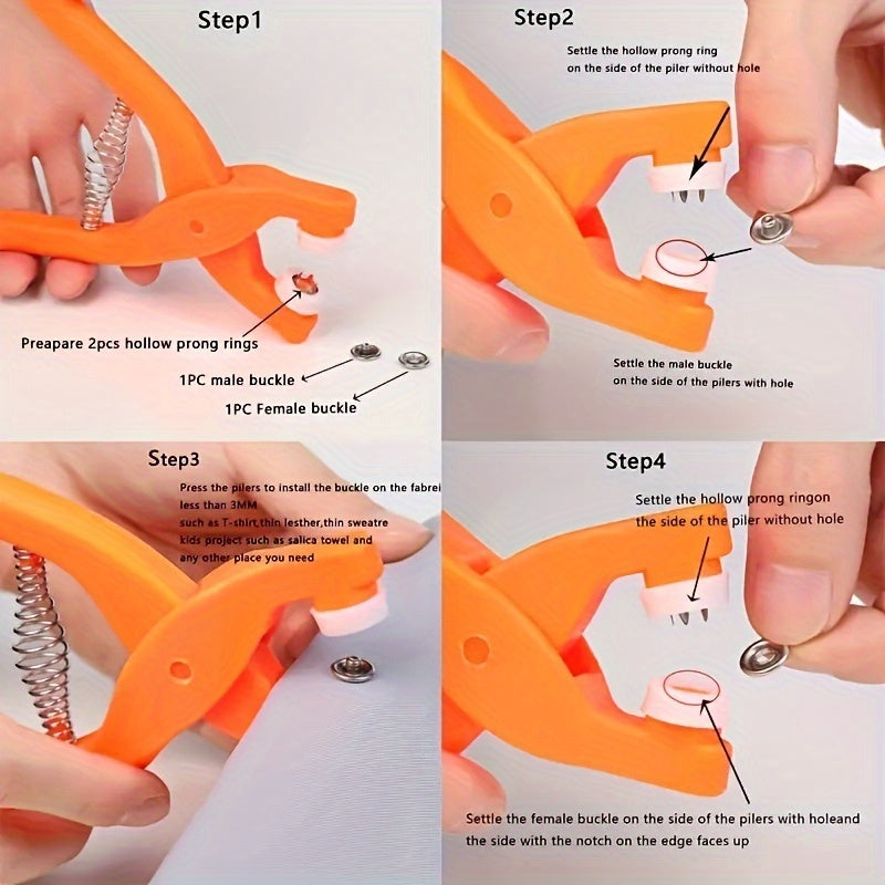 Snap Kits Set – Handy Snap Fasteners for Clothing and DIY Crafts