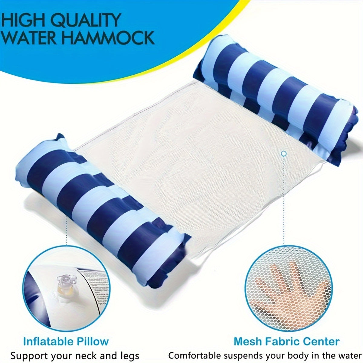 RelaxStrip Inflatable Swim Float – Comfortable and Durable for Water Fun