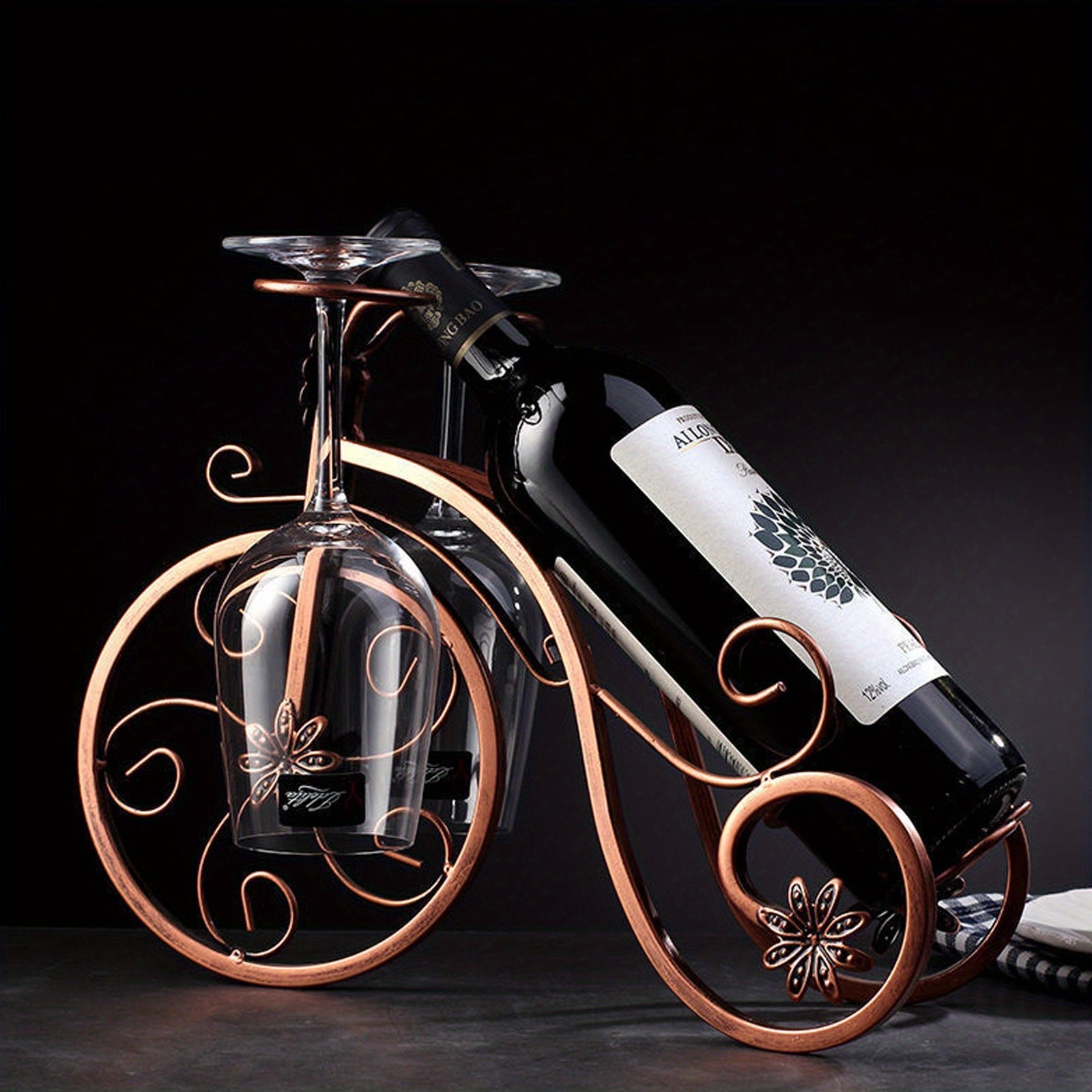 Wine Bike Bottle Holder - For a Refined Taste