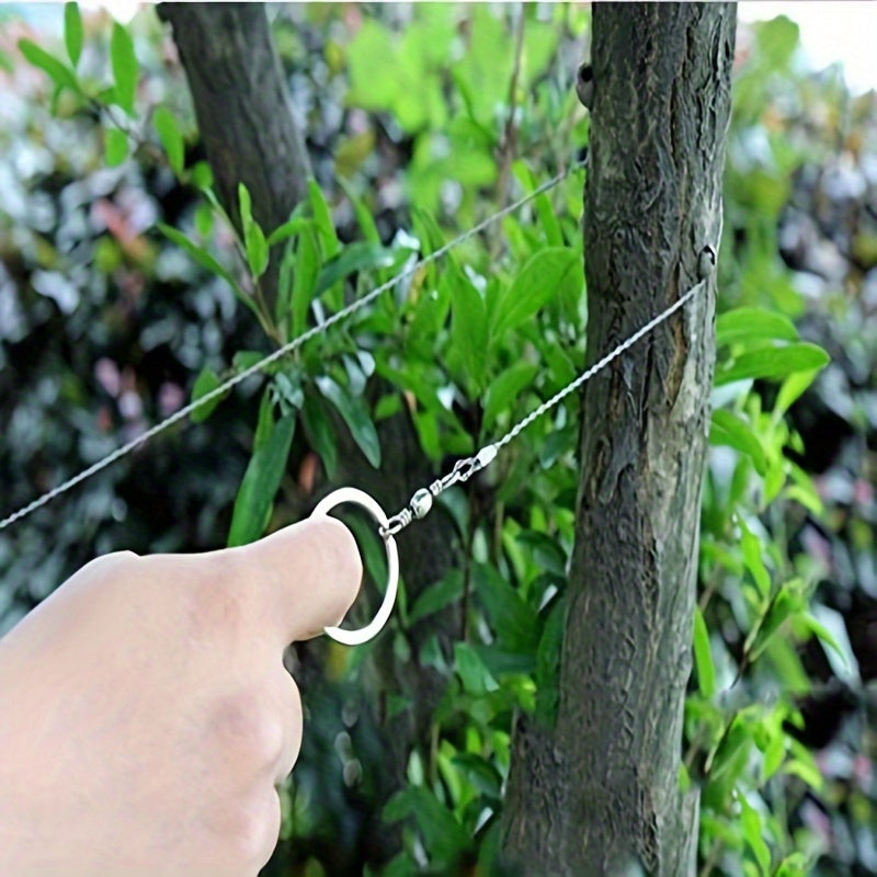 Multifunctional Stainless Steel Wire Saw – Essential Survival Tool for Camping and Outdoor Adventures