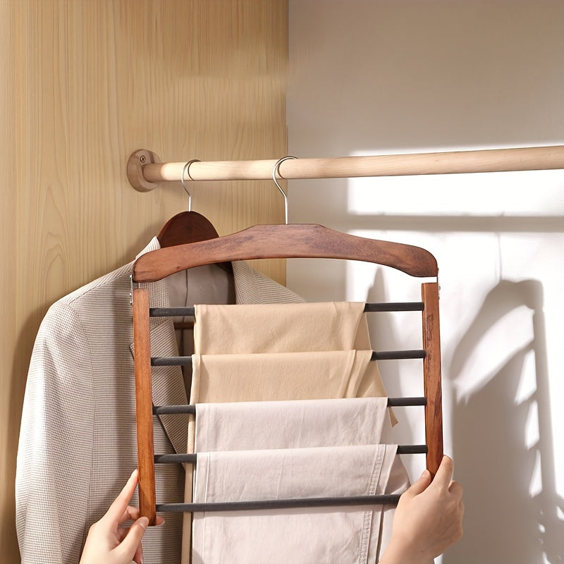 Smart Multi-Layer Trouser Hanger – Organize Quickly and Stylishly