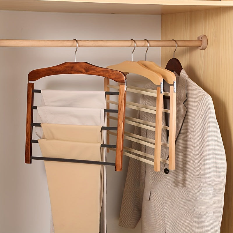 Smart Multi-Layer Trouser Hanger – Organize Quickly and Stylishly
