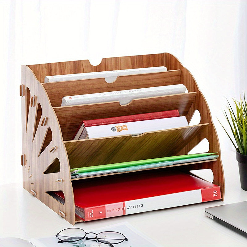 WoodFlow A4 Organizer – Stylish Storage for Any Desk